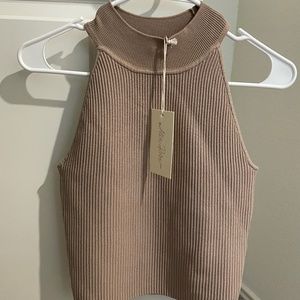 High neck crop top - Time of Peace Tank